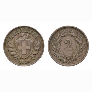 2 Rappen 1937 B Schweiz