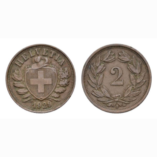 2 Rappen 1937 B Schweiz