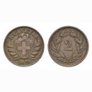 2 Rappen 1937 B Schweiz