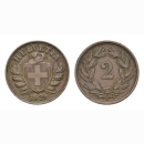 2 Rappen 1937 B Schweiz