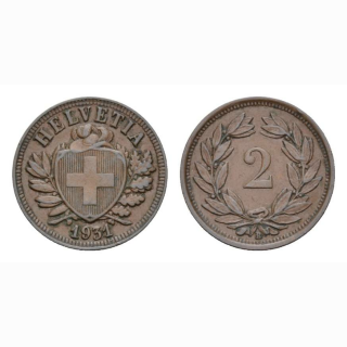 2 Rappen 1941 B Schweiz