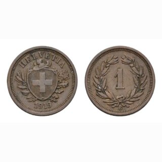 1 Rappen 1919 B Schweiz
