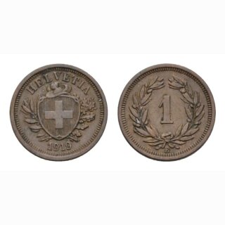 1 Rappen 1919 B Schweiz