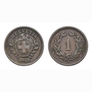1 Rappen 1924 B Schweiz