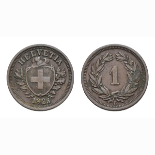 1 Rappen 1925 B Schweiz