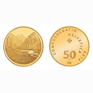 Schweiz 50 Franken 2014 B 100 Jahre Nationpark (ME)
