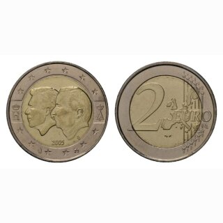 Belgien 2 Euro 2005 Ökonomische Union Gedenkmünze