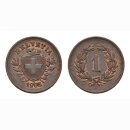 Schweiz 1 Rappen 1908 B