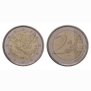 Finnland 2 Euro 2005 50 Jahre UN Gedenkmünze
