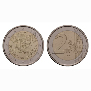 Finnland 2 Euro 2005 50 Jahre UN Gedenkmünze