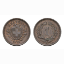 Schweiz 1 Rappen 1913 B