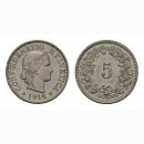 5 Rappen 1914 B Schweiz