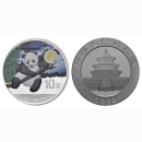 China 1 Unze Panda Silber 2014 Tag und Nacht