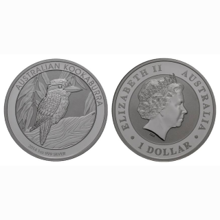 Australien 1 Unze Kookaburrra 2014 Silber