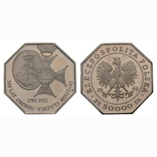 Polen 50000 Zloty 1992 200 Jahre Militär