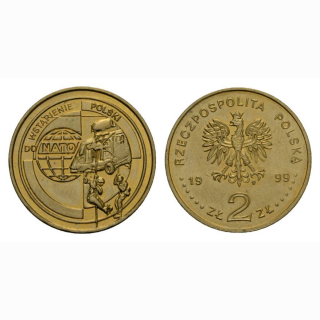 Polen 2 Zloty 1999 NATO