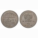 Polen 2 Zloty 1995 75 Jahrestag Schacht bei Warschau