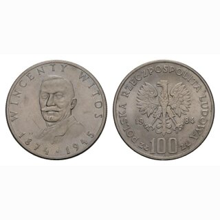 Polen 100 Zloty 1984 Wincenty Witos