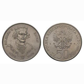 Polen 50 Zloty 1981 Boleslaw II