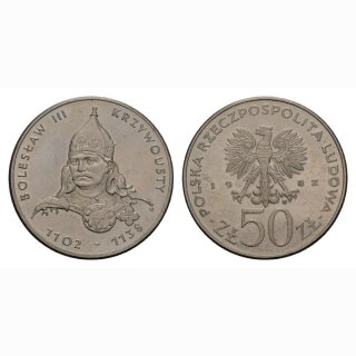 Polen 50 Zloty 1982 Boleslaw III