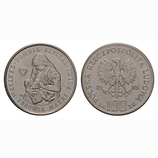 Polen 100 Zloty 1985 Spital