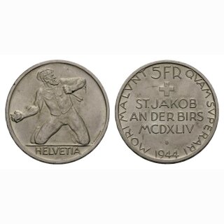 5 Franken 1944 St. Jakob -unz