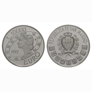 10000 Lire  1997 Euro Libertas