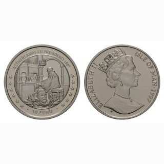 Isle of Man 10 Euro  1997 Niederland Präsident von EU