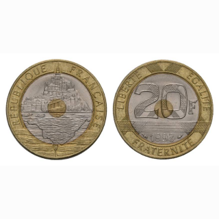 Frankreich 20 Francs 1993