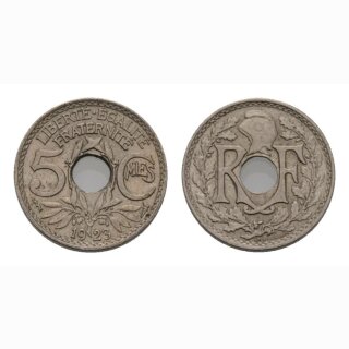 Frankreich 5 Centimes 1923