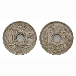 Frankreich 10 Centimes 1918