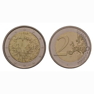 Finnland 2 Euro 2008 60 Jahre Menschenrechte Gedenkmünze BILD