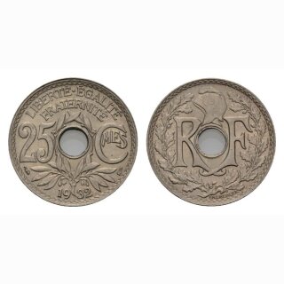 Frankreich 25 Centimes 1932