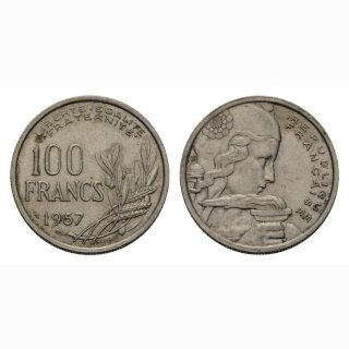 Frankreich 100 Francs 1957