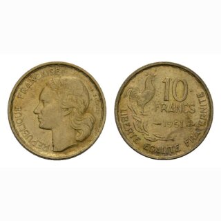 Frankreich 10 Francs 1951