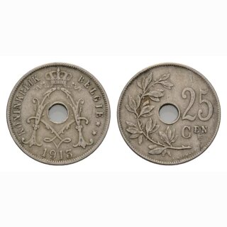 Belgien 25 Centimes 1913