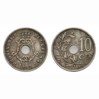 Belgien 10 Centimes 1902