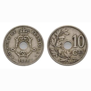 Belgien 10 Centimes 1906