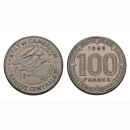 Kamerun 100 Francs 1966 Drei Tiere