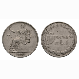 Italien Lire 1922 R