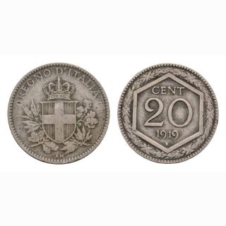 Italien 20 Centesimi 1919 R