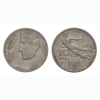 Italien 20 Centesimi 1912 R