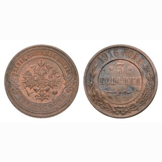 Russland 3 Kopeken 1916