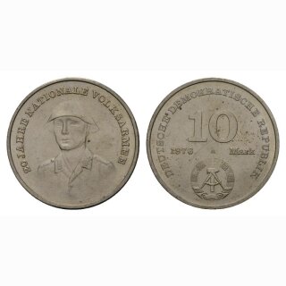 DDR 10 Mark  1976 20 Jahre NVA