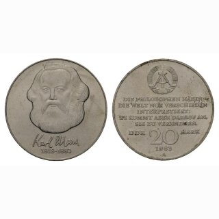 DDR 20 Mark 1983 Karl Marx