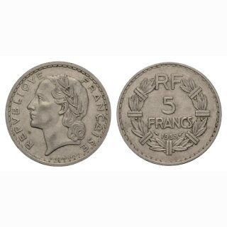 Frankreich  5 Francs 1935 France