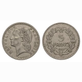 Frankreich 5 Francs 1935 France