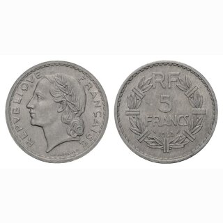 Frankreich 5 Francs 1945 France