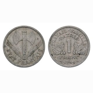 Frankreich 1 Franc 1944 France