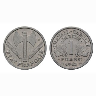 Frankreich  1 Franc 1943 France